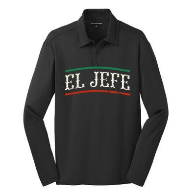 El Jefe Spanish Silk Touch Performance Long Sleeve Polo