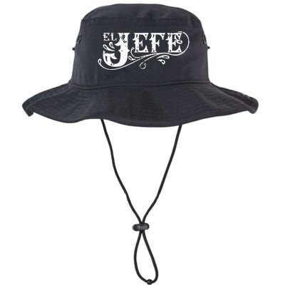 El Jefe The Boss In Spanish Funny Mexican Quote Legacy Cool Fit Booney Bucket Hat