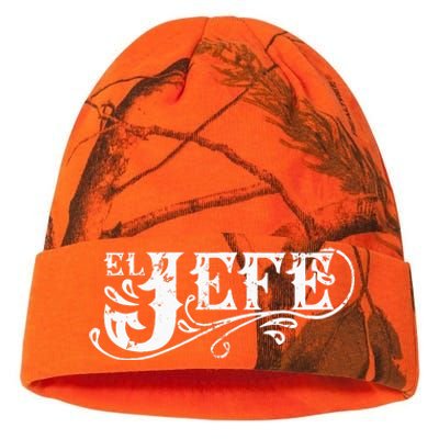 El Jefe The Boss In Spanish Funny Mexican Quote Kati Licensed 12" Camo Beanie