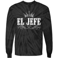 EL JEFE The Boss The King Mexican Tie-Dye Long Sleeve Shirt