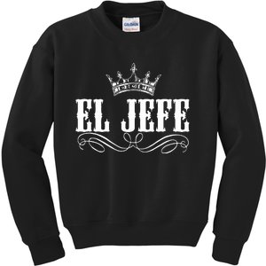 EL JEFE The Boss The King Mexican Kids Sweatshirt