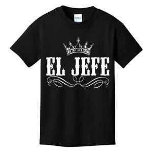 EL JEFE The Boss The King Mexican Kids T-Shirt