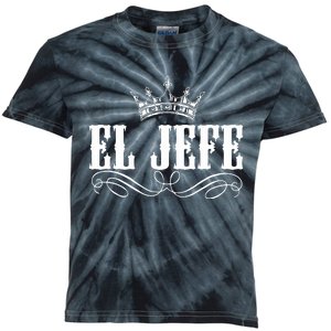 EL JEFE The Boss The King Mexican Kids Tie-Dye T-Shirt