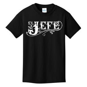 El Jefe The Boss In Spanish Funny Mexican Quote Kids T-Shirt