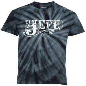 El Jefe The Boss In Spanish Funny Mexican Quote Kids Tie-Dye T-Shirt