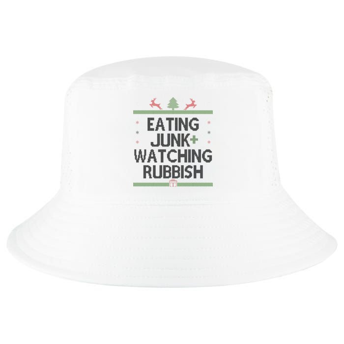 Eating Junk Watching Rubbish Funny Christmas Cool Comfort Performance Bucket Hat