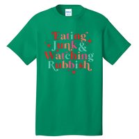 Eating Junk & Watching Rubbish Funny Christmas Tall T-Shirt