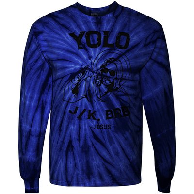 Easter Jesus Y.Olo Jk Brb Tie-Dye Long Sleeve Shirt