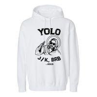 Easter Jesus Y.Olo Jk Brb Garment-Dyed Fleece Hoodie