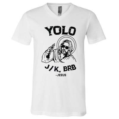 Easter Jesus Y.Olo Jk Brb V-Neck T-Shirt