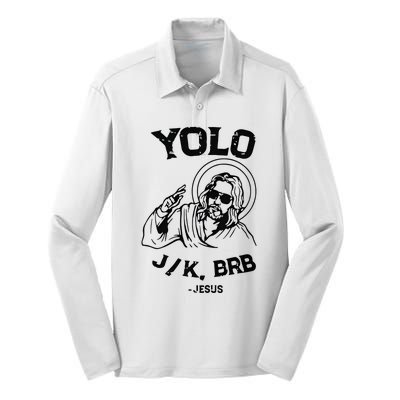 Easter Jesus Y.Olo Jk Brb Silk Touch Performance Long Sleeve Polo