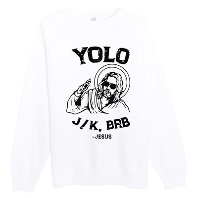 Easter Jesus Y.Olo Jk Brb Premium Crewneck Sweatshirt