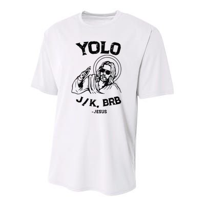 Easter Jesus Y.Olo Jk Brb Youth Performance Sprint T-Shirt