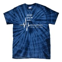 ECG Keep Calm And... Hilarious Heart Rate Tie-Dye T-Shirt