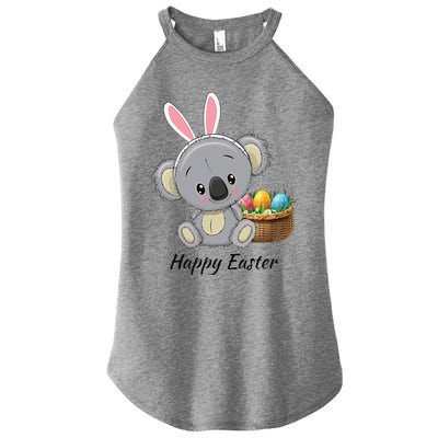 Easter Koala, Cute Kawaii Style, Rabbit Ears, Basket Of Ears Women’s Perfect Tri Rocker Tank