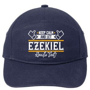 Ezekiel Keep Calm And Let Ezekiel Handle That Gift 7-Panel Snapback Hat