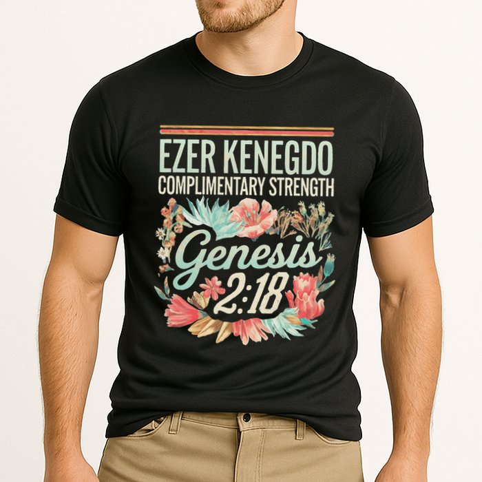 Ezer Kenegdo Complimentary Strength 218 Cooling Performance Crew T-Shirt