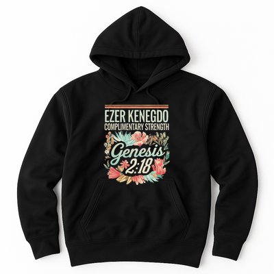Ezer Kenegdo Complimentary Strength 218 Hoodie