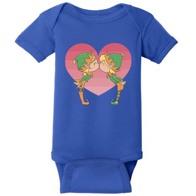 Elf's Kissing Baby Bodysuit