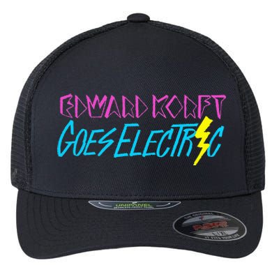 Edward Korft Goes Electric Edward Korft Merch Flexfit Unipanel Trucker Cap