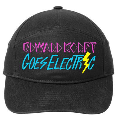 Edward Korft Goes Electric Edward Korft Merch 7-Panel Snapback Hat