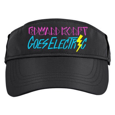 Edward Korft Goes Electric Edward Korft Merch Adult Drive Performance Visor