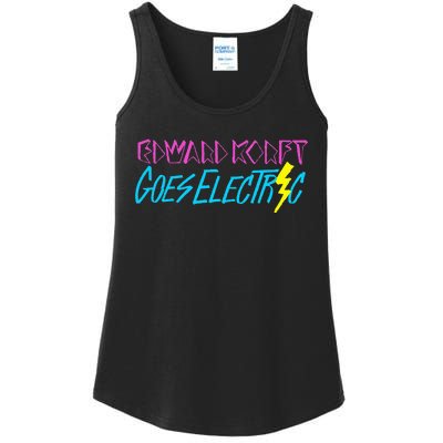 Edward Korft Goes Electric Edward Korft Merch Ladies Essential Tank