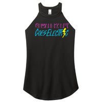 Edward Korft Goes Electric Edward Korft Merch Women's Perfect Tri Rocker Tank