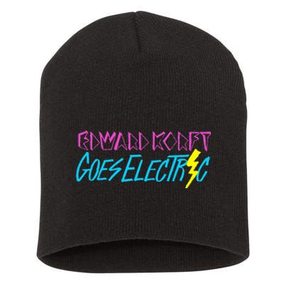 Edward Korft Goes Electric Edward Korft Merch Short Acrylic Beanie