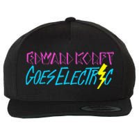 Edward Korft Goes Electric Edward Korft Merch Wool Snapback Cap