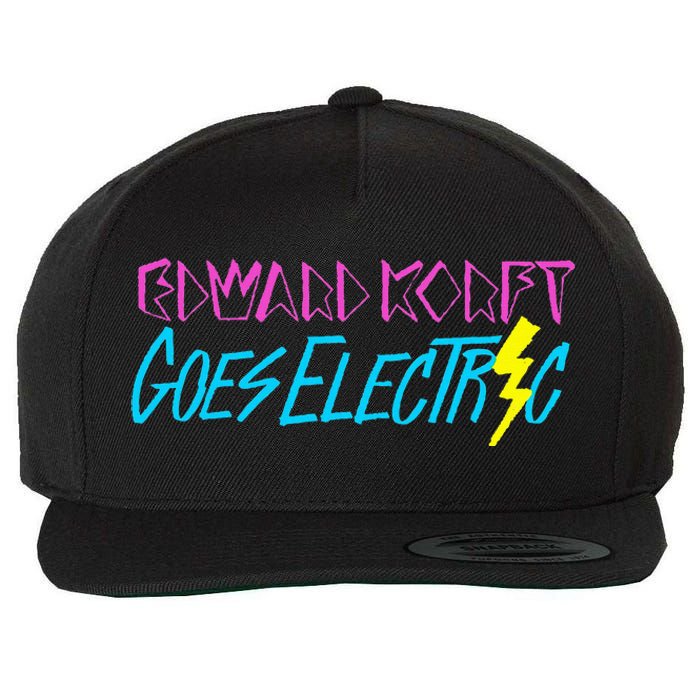 Edward Korft Goes Electric Edward Korft Merch Wool Snapback Cap