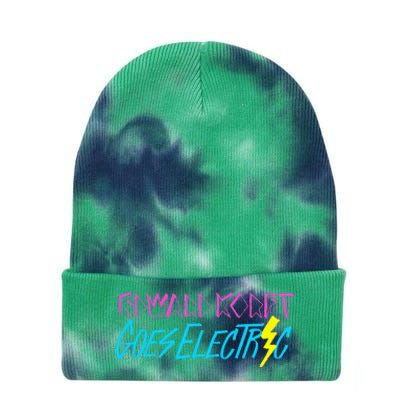 Edward Korft Goes Electric Edward Korft Merch Tie Dye 12in Knit Beanie