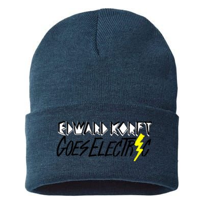 Edward Korft Goes Electric Edward Korft Merch Sustainable Knit Beanie