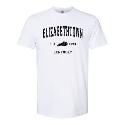 Elizabethtown Kentucky Ky Vintage Athletic Sports Softstyle CVC T-Shirt