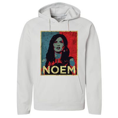 Elect Kristi Noem South Dakota Governor For President 2024 Performance Fleece Hoodie