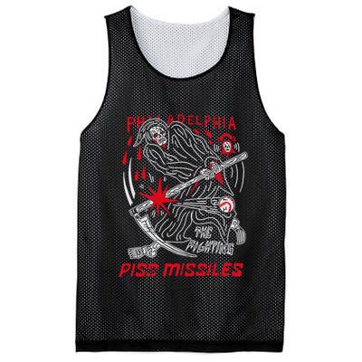 Eric Kenney Philadelphia The Fighting Piss Missiles Mesh Reversible Basketball Jersey Tank