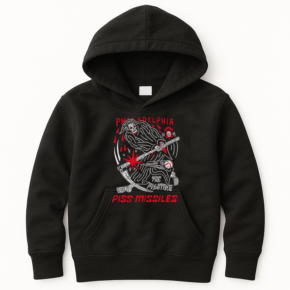 Eric Kenney Philadelphia The Fighting Piss Missiles Kids Hoodie