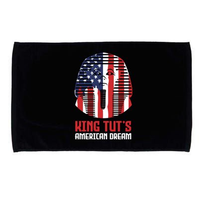 Egyptian King Statue Funny King Tut's American Dream Gift Microfiber Hand Towel