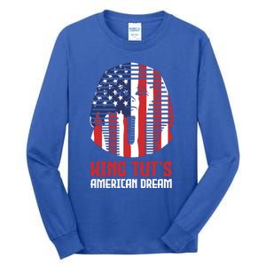 Egyptian King Statue Funny King Tut's American Dream Gift Tall Long Sleeve T-Shirt