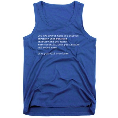 Ever Know 'S Inspirational Mom Tees Cute Quote Great Gift Tank Top