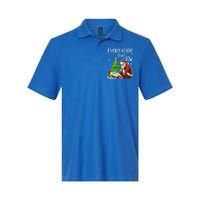 Every Knee Shall Bow Jesus Kneeling Santa Gift Softstyle Adult Sport Polo