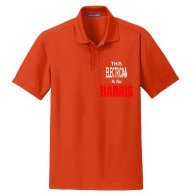 Electrician Kamala Supports Harris President 2024 Harris Gift Dry Zone Grid Polo