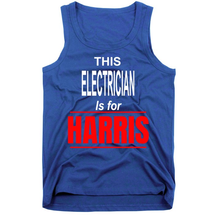 Electrician Kamala Supports Harris President 2024 Harris Gift Tank Top