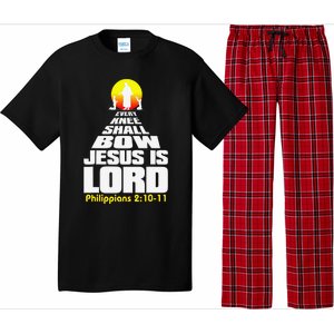 Every Knee Shall Bow Jesus Is Lord Christian Worship Pajama Set