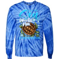 Environtal Keep The Sea Plastic Free Save Wildlife Turtle Gift Tie-Dye Long Sleeve Shirt