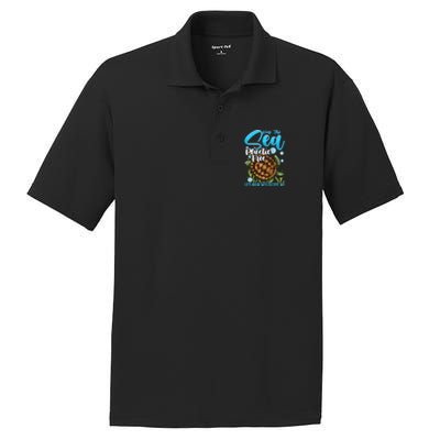 Environtal Keep The Sea Plastic Free Save Wildlife Turtle Gift PosiCharge RacerMesh Polo