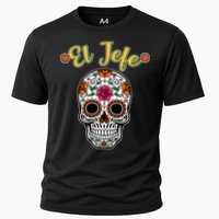 El Jefe Dia De Los Muertos Cooling Performance Crew T-Shirt