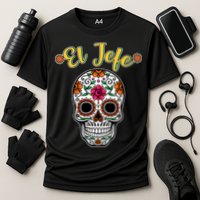 El Jefe Dia De Los Muertos Cooling Performance Crew T-Shirt