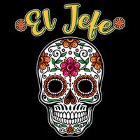 El Jefe Dia De Los Muertos Cooling Performance Crew T-Shirt
