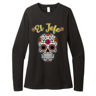 El Jefe Dia De Los Muertos Womens CVC Long Sleeve Shirt